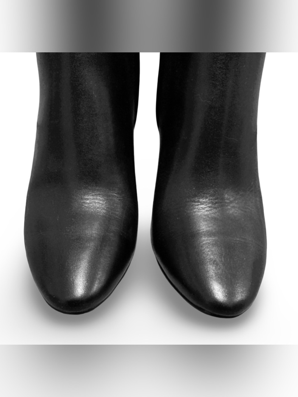 Coach Soho Buckle Leather Knee High Boots Evelyn Buckle Boots Black | G4435 - Picture 14 of 16